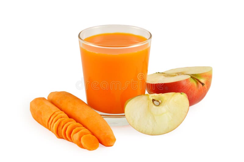 Carrot and apple juice