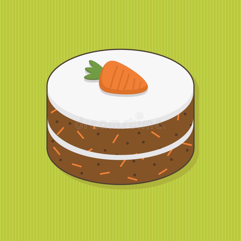 Carrot cake. 