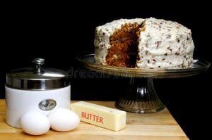 Carrot Cake With Ingredients Stock Image Image Of Butter Dessert Carrot Cake With Ingredients Stock Image Image Of Butter Dessert