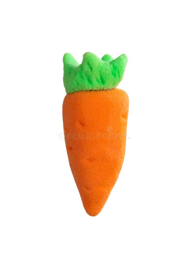 Carrot isolated on a white background. Plasticine model stock image Carrot isolated on a white background. Plasticine model stock image