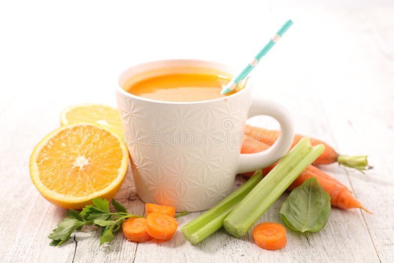 Carrot juice stock image. Image of celery, carrot, smoothie 79353769