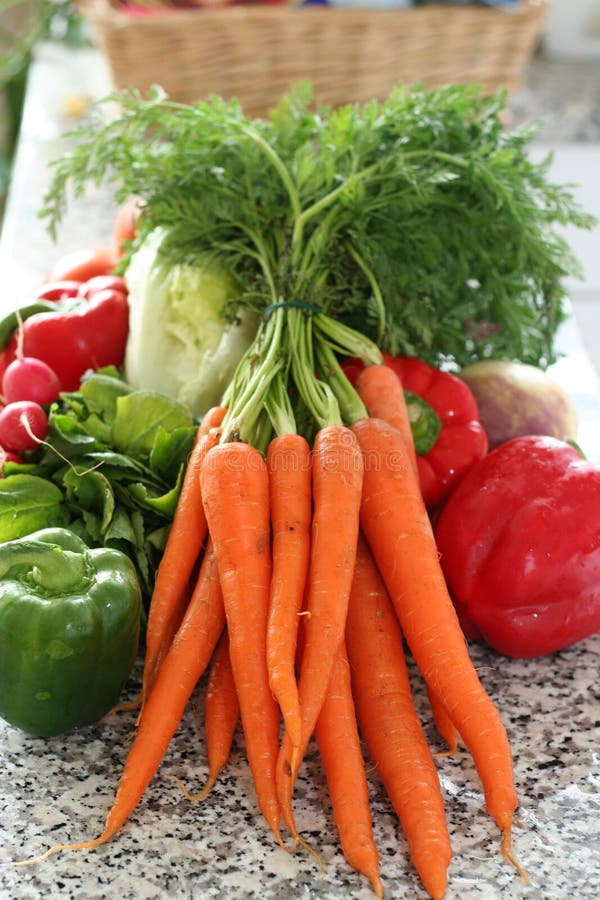 Carrots In The Kitchen Picture. Image 8274946