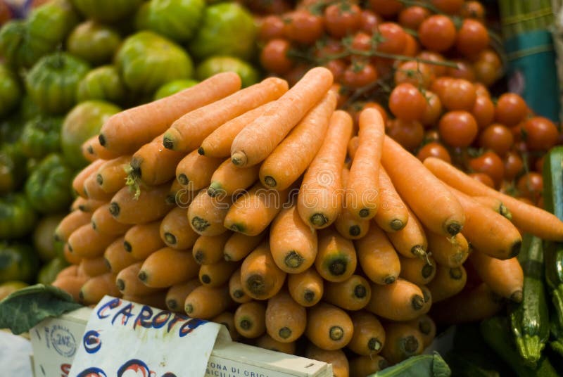 Carrots for sale stock photo. Image of marketplace, grocery 29226722