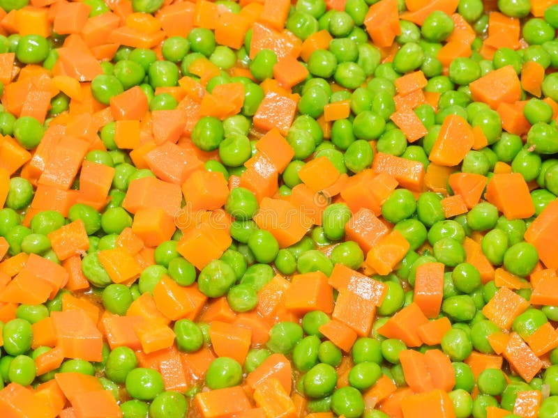 Peas and Carrots Background Stock Photo Image of detail, closeup