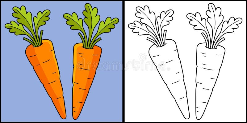 Top 122+ carrot drawing for kids best
