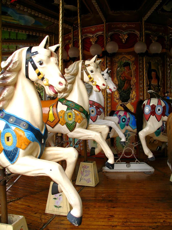 An old carousel in the city of Verona (Italy). An old carousel in the city of Verona (Italy)