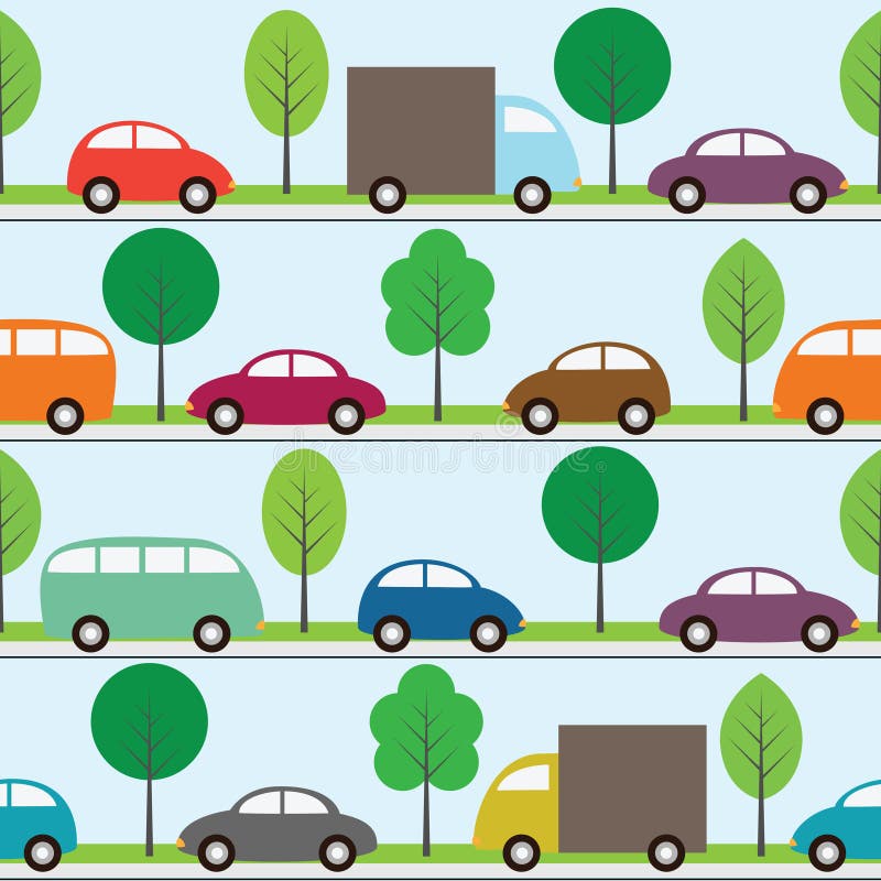 Cars background royalty free illustration