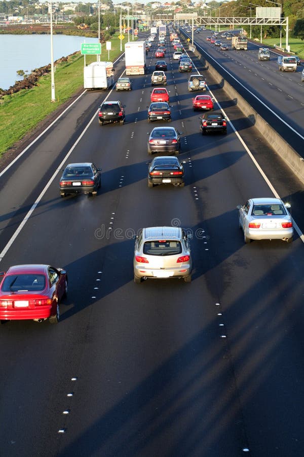 Cars on highway