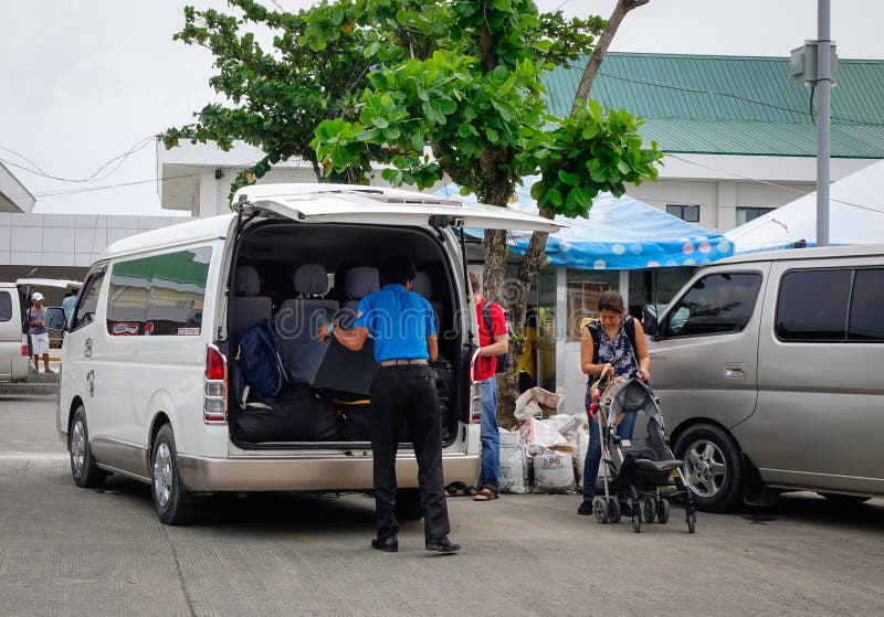 Cars at the Parking Lot in Boracay, Philippines Editorial Photography Image of airport