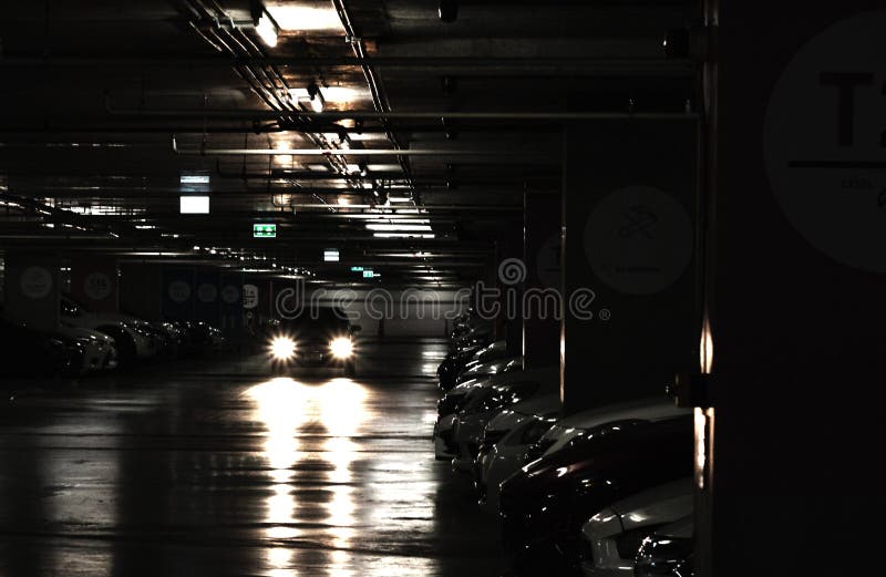 Dark Underground Parking Garage Is Parked And Empty Background, Parking  Garage Near Me To Take Picture Background Image And Wallpaper for Free  Download