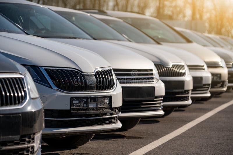 Used car sales stock image. Image of sales, business - 185324961
