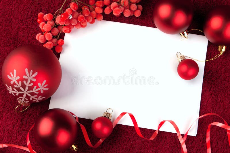 Cartão de Natal imagem de stock. Imagem de esfera, ornamento - 22128207
