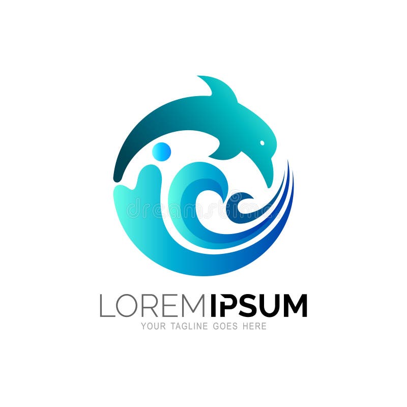 Dolphin Jumping Dolphin Logo Stock Illustrations – 1,608 Dolphin ...