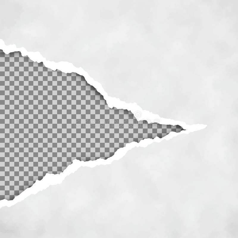 Carta aperta strappata Gray con fondo trasparente Strato di carta violento Bordo di carta violento Struttura (di carta) increspat royalty illustrazione gratis Carta aperta strappata Gray con fondo trasparente Strato di carta violento Bordo di carta violento Struttura (di carta) increspat royalty illustrazione gratis