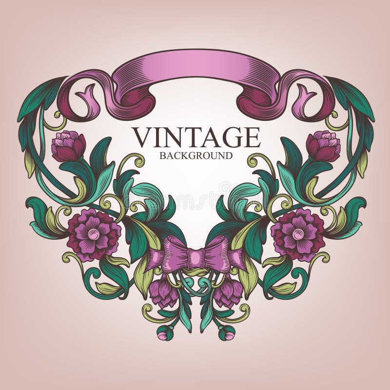 Carta con floreale modello royalty illustrazione gratis Carta con floreale modello royalty illustrazione gratis