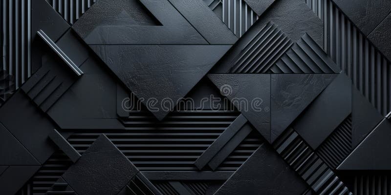 Carta da parati bianca e nera con un design geometrico audace per un decoro interno moderno ed elegante illustrazione vettoriale