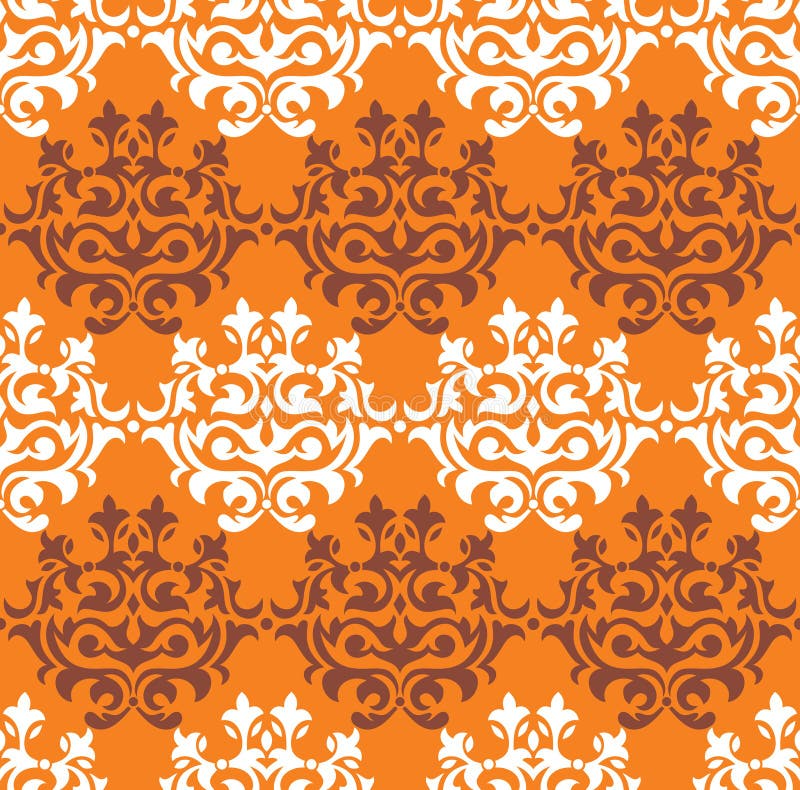 Carta da parati senza giunte del damasco royalty illustrazione gratis Carta da parati senza giunte del damasco royalty illustrazione gratis