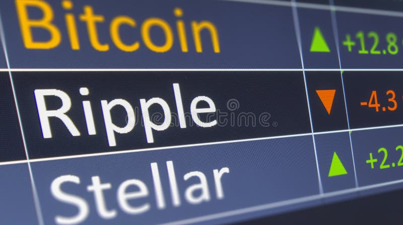 Carta de troca cripto da moeda da ondinha para comprar e vender XRP Investimentos financeiros no cryptocurrency, e em mostrar val fotografia de stock Carta de troca cripto da moeda da ondinha para comprar e vender XRP Investimentos financeiros no cryptocurrency, e em mostrar val fotografia de stock