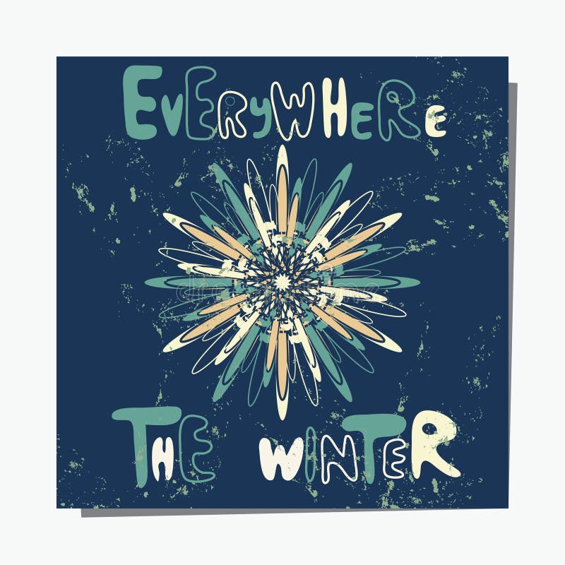 Insieme Di Carta Di Inverno Illustrazione Vettoriale ...