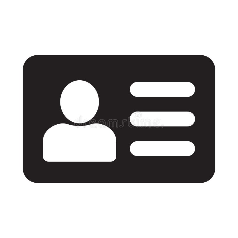 Carta dell'impiegato degli impiegati, illustrazione dell'icona di vettore di vcard per progettazione grafica, logo, sito Web, med illustrazione vettoriale Carta dell'impiegato degli impiegati, illustrazione dell'icona di vettore di vcard per progettazione grafica, logo, sito Web, med illustrazione vettoriale