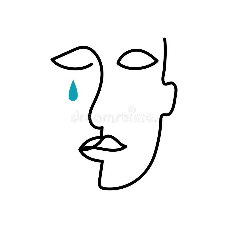 Silhueta do perfil facial de uma mulher triste desconhecida, fêmea em  depressão curvou a cabeça fotos, imagens de © fantom_rd #168699028