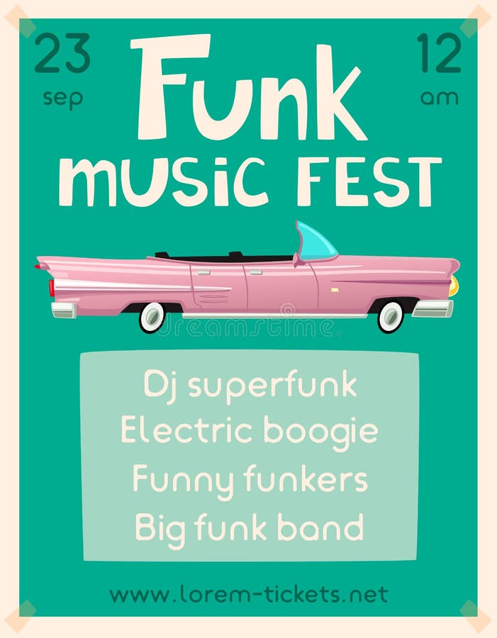 Cartaz da música do funk Ilustração do vetor dos desenhos animados ilustração do vetor Cartaz da música do funk Ilustração do vetor dos desenhos animados ilustração do vetor