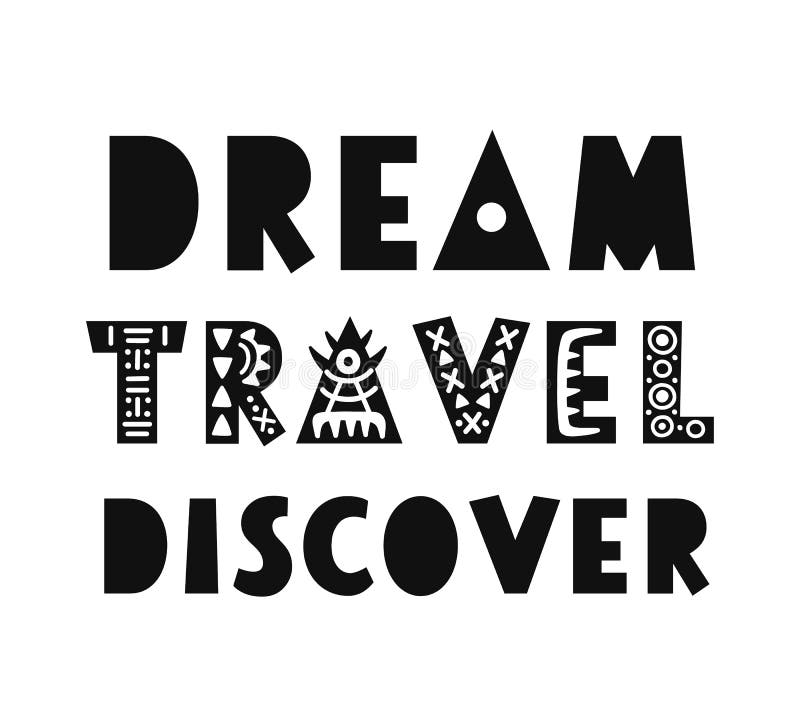 Cartaz de descoberta de viagem de sonho