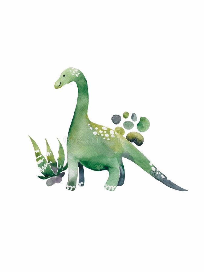 Quadro infantil desenho filhote dinossauro verde dino bebe
