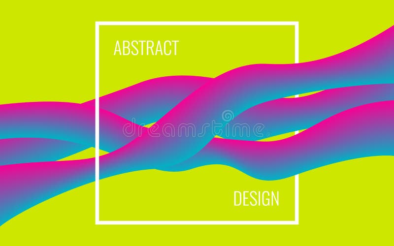Cartaz moderno abstrato Formas líquidas coloridas no quadro Conceito na moda no fundo verde Projeto brilhante dinâmico ilustração stock Cartaz moderno abstrato Formas líquidas coloridas no quadro Conceito na moda no fundo verde Projeto brilhante dinâmico ilustração stock
