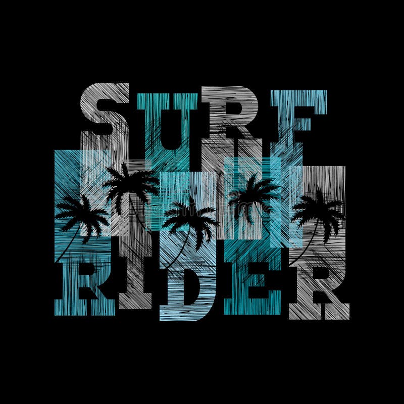 Surf rider typography posters. Concept in vintage style for print production. T-shirt fashion Design. Template for postcard, banner, flyer. Surf rider typography posters. Concept in vintage style for print production. T-shirt fashion Design. Template for postcard, banner, flyer.