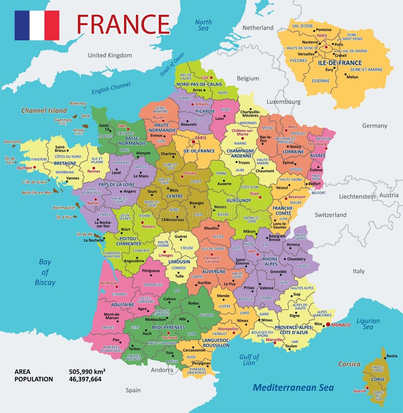 Carte France Détaillée