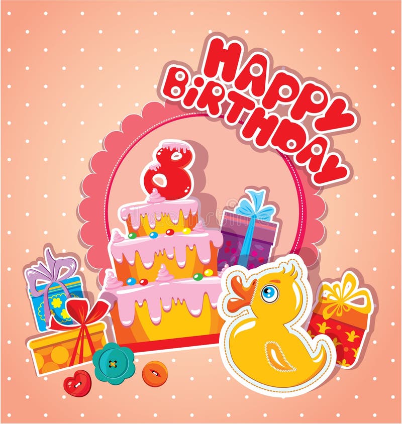 Carte D Anniversaire De Bebe Avec Le Canard Jaune Le Grand Gateau Et Les Boite Cadeau Illustration De Vecteur Illustration Du Bebe Jaune Carte D Anniversaire De Bebe Avec Le Canard Jaune Le Grand Gateau Et Les Boite Cadeau Illustration De Vecteur Illustration Du Bebe Jaune