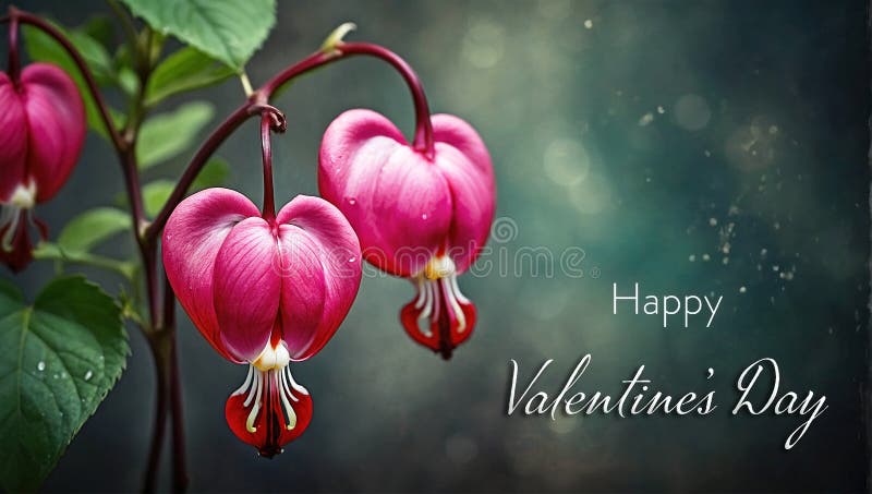 Carte de jour valentines avec coeur saignant sur fond vert illustration de vecteur