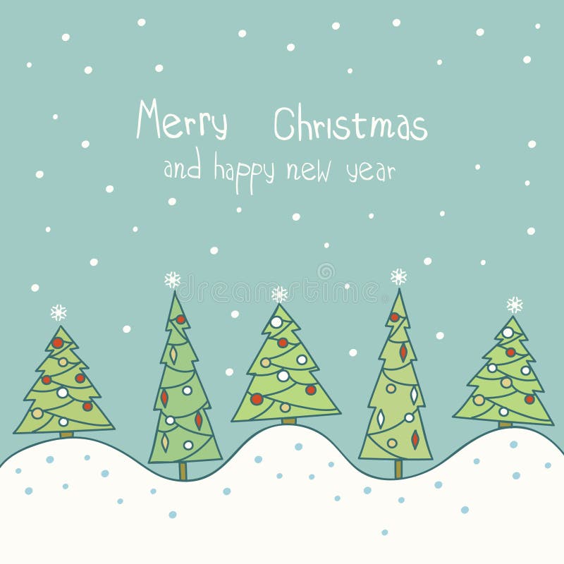 Carte de Joyeux Noël illustration de vecteur Carte de Joyeux Noël illustration de vecteur