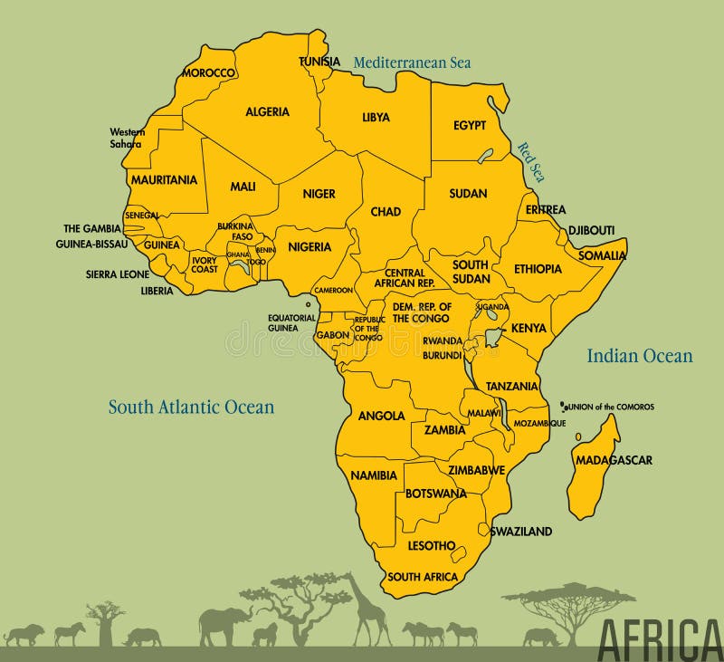 Carte Afrique | Carte du monde