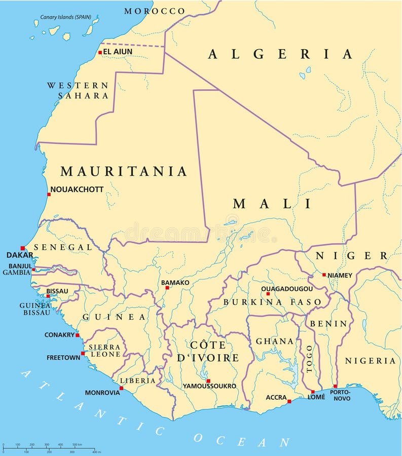 Carte de l'Afrique - AnnaCarte.com