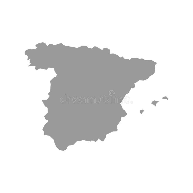 Carte de l'Espagne de vecteur illustration libre de droits Carte de l'Espagne de vecteur illustration libre de droits