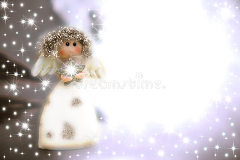 Carte de Noël d'ange illustration de vecteur Carte de Noël d'ange illustration de vecteur