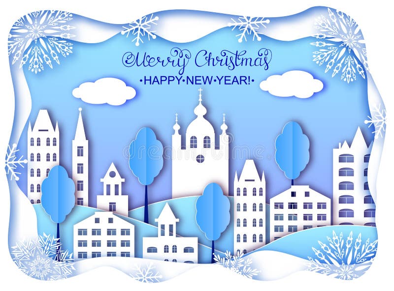 Carte de Noël et de bonne année illustration de vecteur Carte de Noël et de bonne année illustration de vecteur