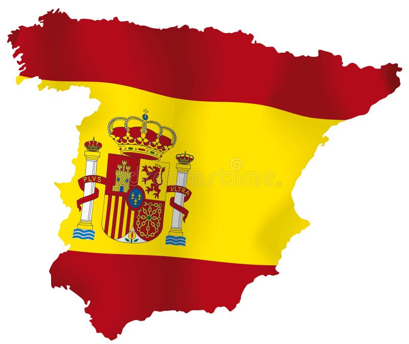 Carte de vecteur de l'Espagne illustration de vecteur Carte de vecteur de l'Espagne illustration de vecteur