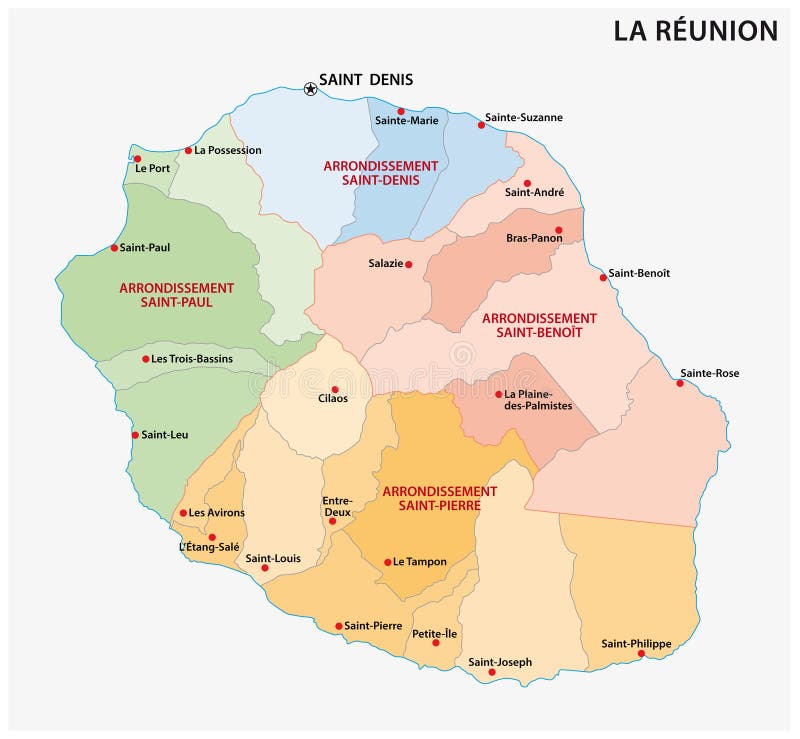 Carte Politique De La Reunion Illustration De Vecteur Illustration Du Afrique Europe Carte Politique De La Reunion Illustration De Vecteur Illustration Du Afrique Europe
