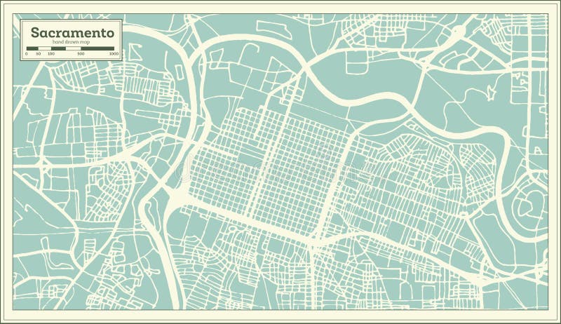 Carte de ville de Sacramento la Californie Etats-Unis dans le rétro style Illustration noire et blanche de vecteur illustration de vecteur Carte de ville de Sacramento la Californie Etats-Unis dans le rétro style Illustration noire et blanche de vecteur illustration de vecteur