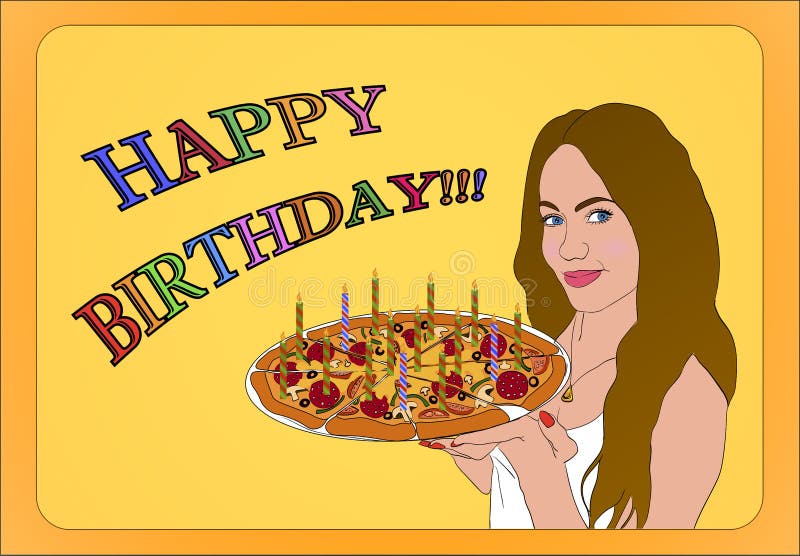 Pizza D Anniversaire Avec L Isometrics De Bougies Aliments De Preparation Rapide Pour De Fete Illustration De Vecteur Illustration Du Fromage Champignon Pizza D Anniversaire Avec L Isometrics De Bougies Aliments De Preparation Rapide Pour De Fete Illustration De Vecteur Illustration Du Fromage Champignon