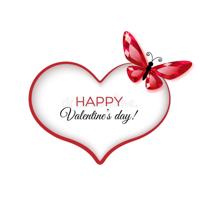 Carte de voeux heureuse de Saint-Valentin illustration de vecteur Carte de voeux heureuse de Saint-Valentin illustration de vecteur