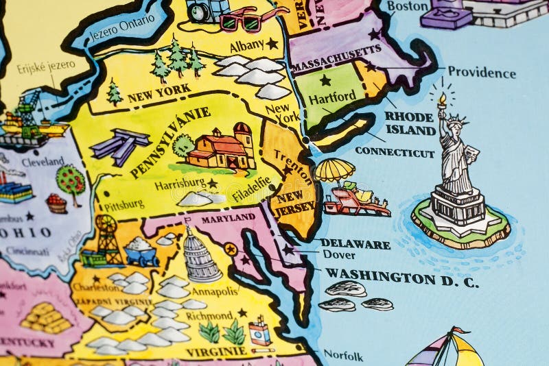 Carte des Etats-Unis images stock Carte des Etats-Unis images stock