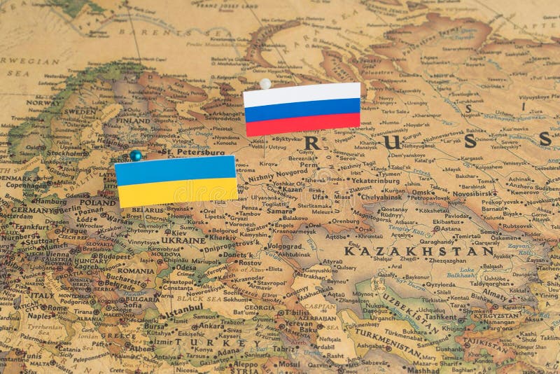 Carte du monde avec des drapeaux photographie stock libre de droits Carte du monde avec des drapeaux photographie stock libre de droits