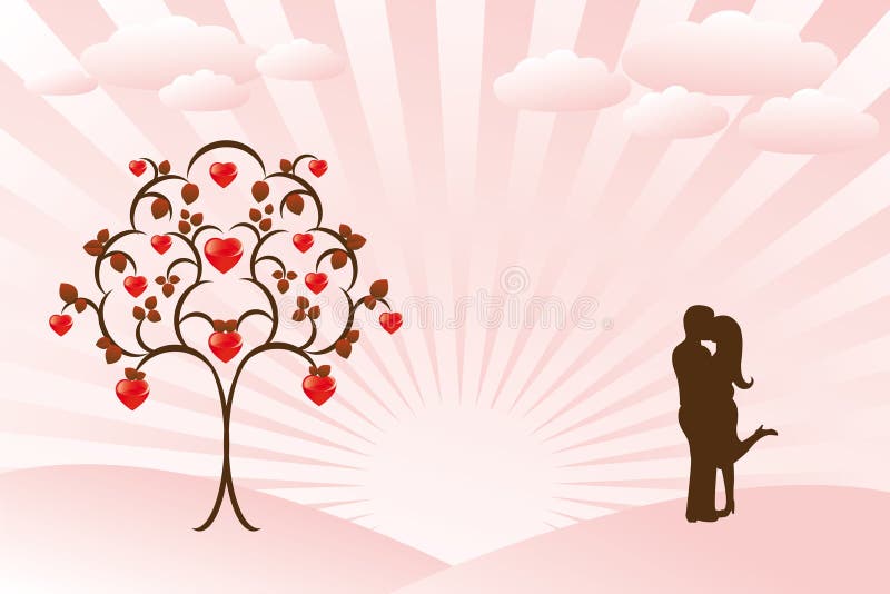 Carte du `s de Valentine illustration stock Carte du `s de Valentine illustration stock