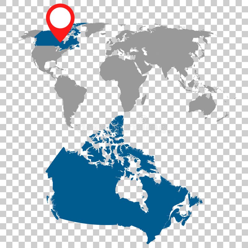Carte détaillée ensemble de navigation de Canada et du monde de carte Vecteur plat illustration de vecteur Carte détaillée ensemble de navigation de Canada et du monde de carte Vecteur plat illustration de vecteur