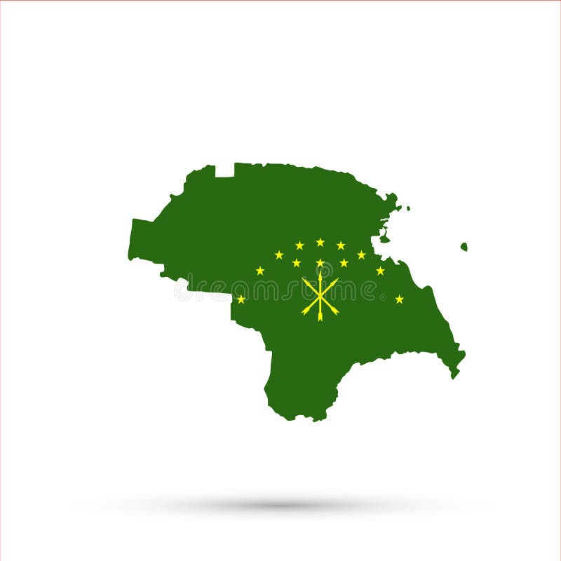Carte ethnique de la Russie de territoire de Nogais dans des couleurs de drapeau d'Adygea, vecteur editable illustration de vecteur Carte ethnique de la Russie de territoire de Nogais dans des couleurs de drapeau d'Adygea, vecteur editable illustration de vecteur