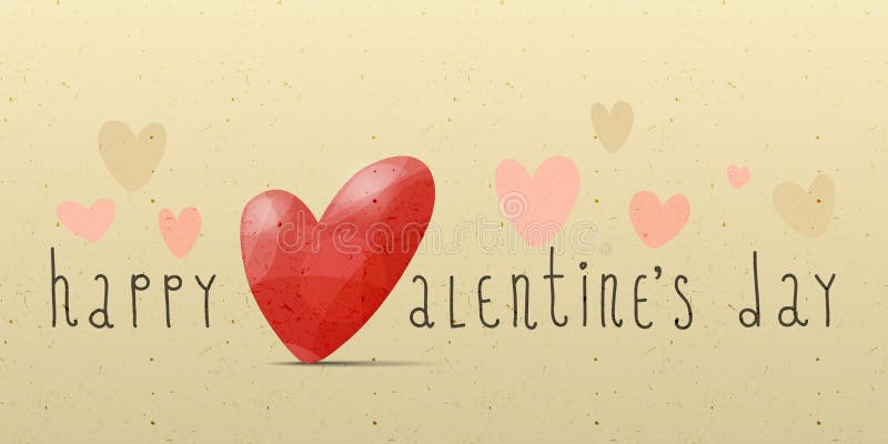 Carte heureuse du jour de valentine illustration libre de droits Carte heureuse du jour de valentine illustration libre de droits